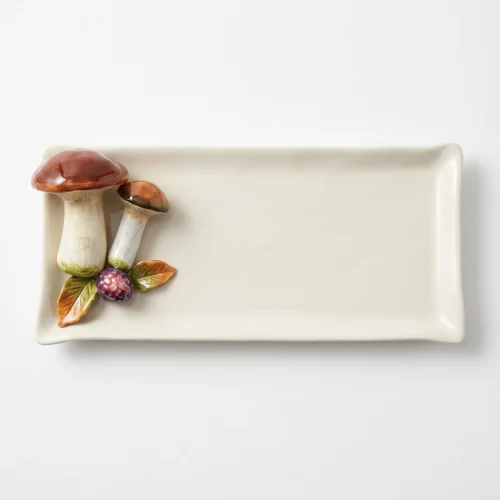 Italiaans-Keramiek-Paddestoelen-Bella-Ceramics_16 Medium servet bord paddenstoel