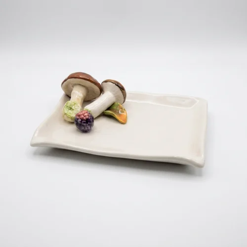 Klein servet bord paddenstoel