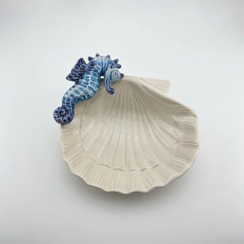 Schelpen kommetje zeepaard