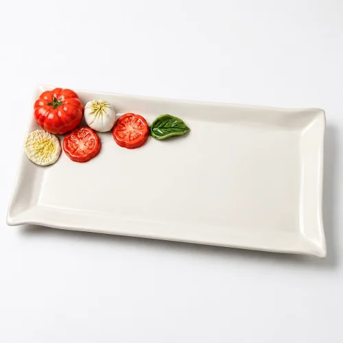Medium servet bord mozzarella